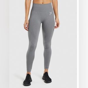 Gymshark Vital Seamless 2.0 Legging Smokey Grey Marl Size Small